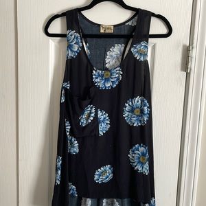 Show Me Your Mumu Tank ~ Dark Daisy